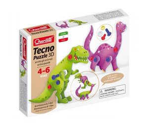 Tecno Puzzle 3D - brontosaurus a T-Rex