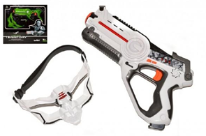 Territory laser game - single set (1 pistole, 1 maska) plast, mix barev