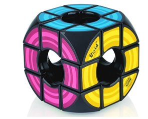 Rubikova kostka hlavolam Void plast 6x6x6cm volný střed