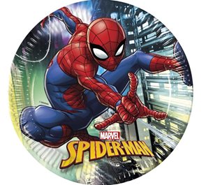 Papírový talíř 23 cm Spiderman 8 ks