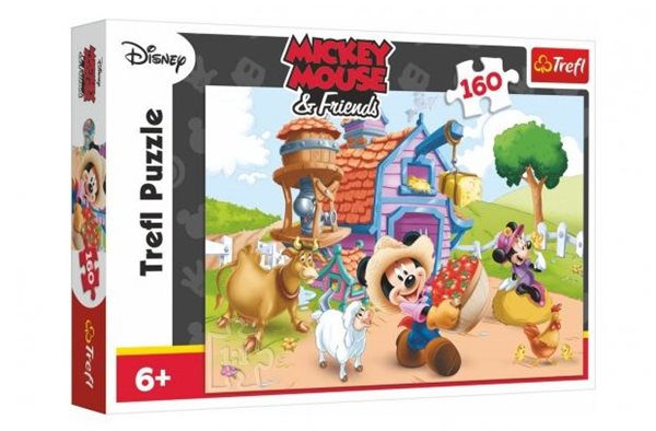 Levně Puzzle Farmář Mickey Disney 41x 27,8 cm, 160 dílků
