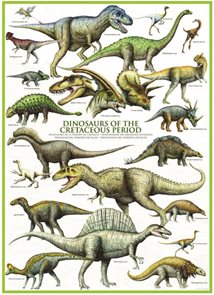 Puzzle Svět dinosaurů: Křída 1000 dílků