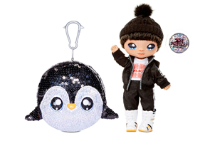 NA! NA! NA! Surprise panenka ve třpytkovém zvířátku 2v1 - Sparkle Penguin