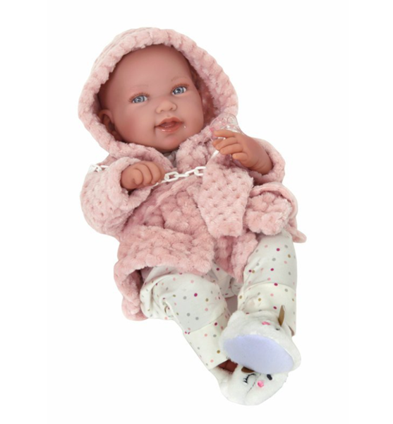 Levně Antonio Juan 50153 LEA - realistická panenka miminko s celovinylovým tělem - 42 cm, Sleva 300%