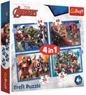 Puzzle Stateční Avengers 4 v 1