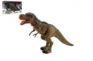 Dinosaurus tyranosaurus chodící plast 40 cm na baterie se světlem se zvukem 