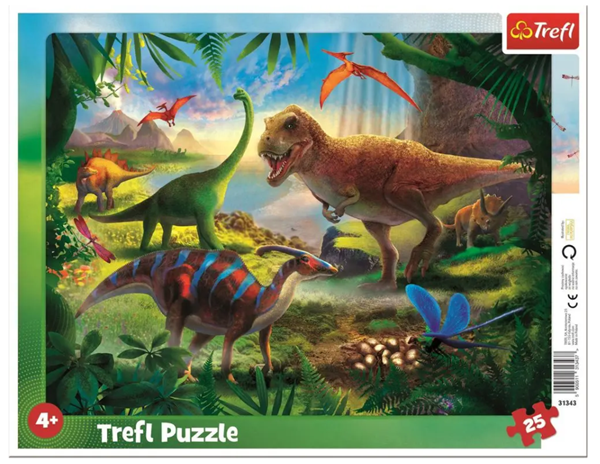 Levně Puzzle Dinosauři 25 dílků