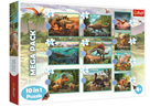 Puzzle Dinosauři MEGA PACK 10 v 1