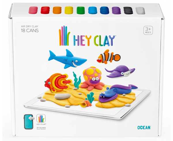 Levně Hey Clay modelovací hmota - Oceán