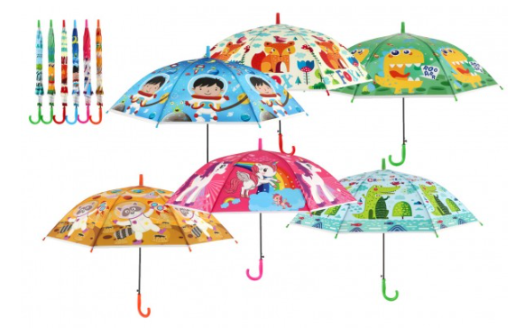 Levně Deštník dětský vystřelovací 66 cm, mix