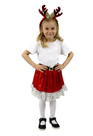 Dětský kostým TUTU sukně - vánoční sob s čelenkou 