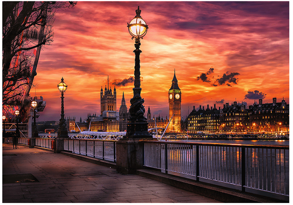 Puzzle Premium Plus Photo Odyssey - Big Ben, Londýn 1 000 dílků