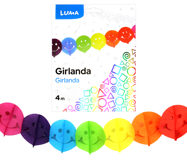Girlanda 3 m - SMILE