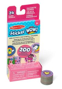 Sticker WOW! MINI kn&#237;žka s n&#225;pln&#237; do raz&#237;tkovače- Vesel&#233; obr&#225;zky