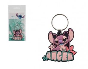 Př&#237;věsek na kl&#237;če/Kl&#237;čenka Lilo &amp; Stitch gumov&#253; 5cm