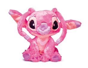Angel sed&#237;c&#237; plyš 25 cm Stitch růžov&#225;