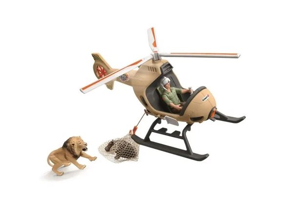 Schleich 42476 Záchranný vrtulník pro zvířata, Sleva 100%