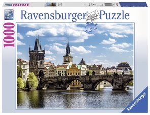 Puzzle - Praha: Pohled na Karlův most, 1000 dílků