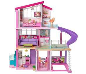 Barbie dům se skluzavkou