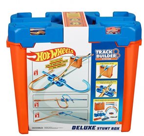 Hot Wheels Track Builder box plný triků