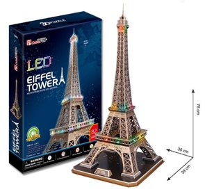 Puzzle 3D Eiffelova věž / led