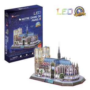Puzzle 3D Notre Dame de Paris / led