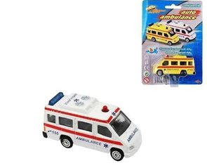 Ambulance 7cm kov, mix 2 barev