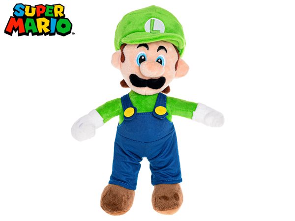 Levně Super Mario - Luigi plyšový 34 cm