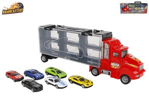 Roadblasters tahač 36 cm s auty 6 ks s vystřelovac&#237; funkc&#237;