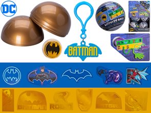 Batman/ Joker - sada aktivit s kl&#237;čenkou v kouli