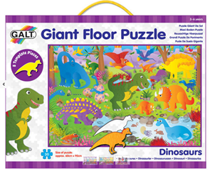 Velké podlahové puzzle – dinosauři (60×90cm)