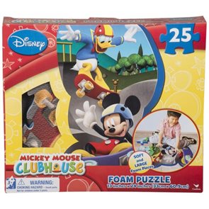 Pěnové puzzle 25 ks - Mickey Mouse