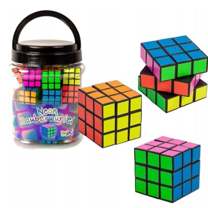 Mini Kostka neonová, mix