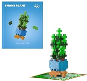 Plus-Plus Kytky Snake Plant