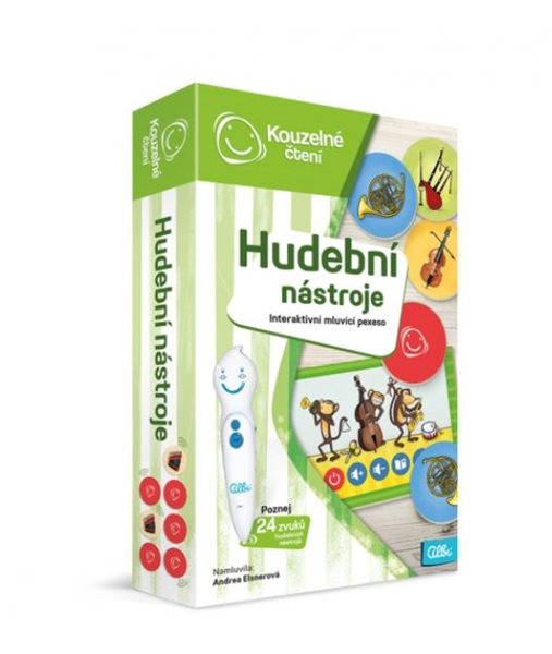 Kouzelné čtení - Pexeso - Hudební nástroje