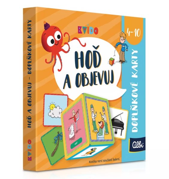 Kvído - Hoď a objevuj - Doplňkové karty