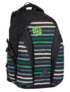 Školní batoh Bagmaster - BAG 7 CH BLACK/GREEN