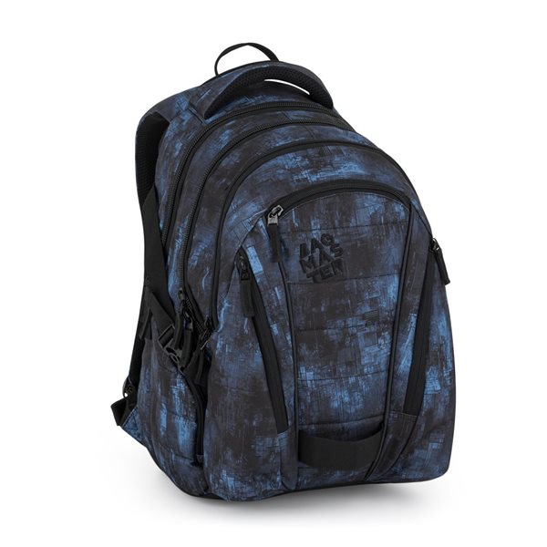 Studentský batoh BAG 25 B – černo-modrý