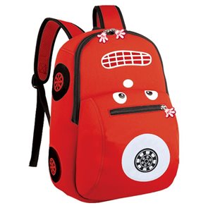 Dětský batoh neoprenový - autíčko červené