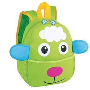 Dětský batoh neoprenový - ovečka zelená