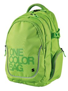 Studentský batoh Stil teen - One Colour zelený