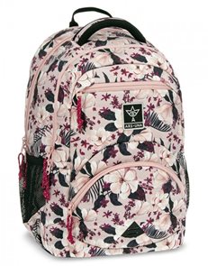 Školn&#237; ergonomick&#253; batoh Ars Una - Flowery Pink
