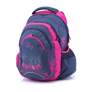 Karton PP Školní batoh OXY Fashion - Pink Flowers
