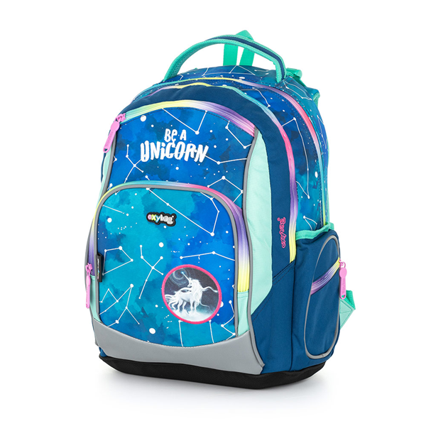 Školní batoh OXY GO - Unicorn pattern