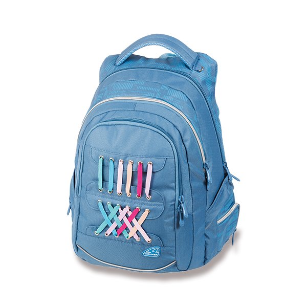 Levně Studentský batoh WALKER Fame - Laces Blue