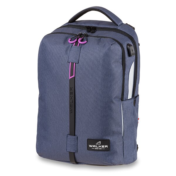 Studentský batoh WALKER Elite - Blue Ivy/Pink