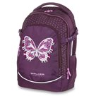 Školní batoh WALKER Fame - Purple Butterfly
