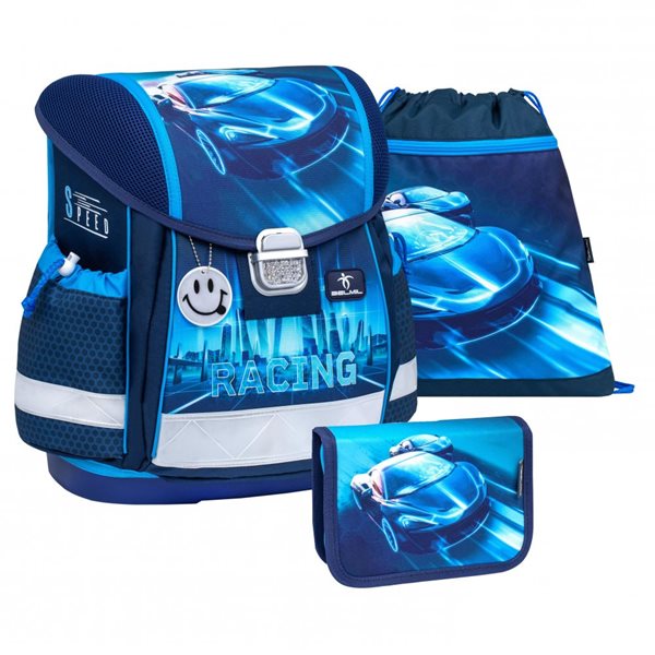 Školní set Belmil - Racing Blue Neon