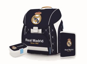 Školní set OXY PREMIUM FLEXI Real Madrid (aktovka + penál + box na svačinu)
