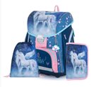 Školní set OXY PREMIUM - Hello unicorns (aktovka + penál + sáček) 